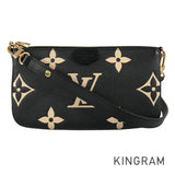 LOUIS VUITTON Monogram Empreinte Bicolor Multi Pochette Accessoires M45777 Shoulder bag