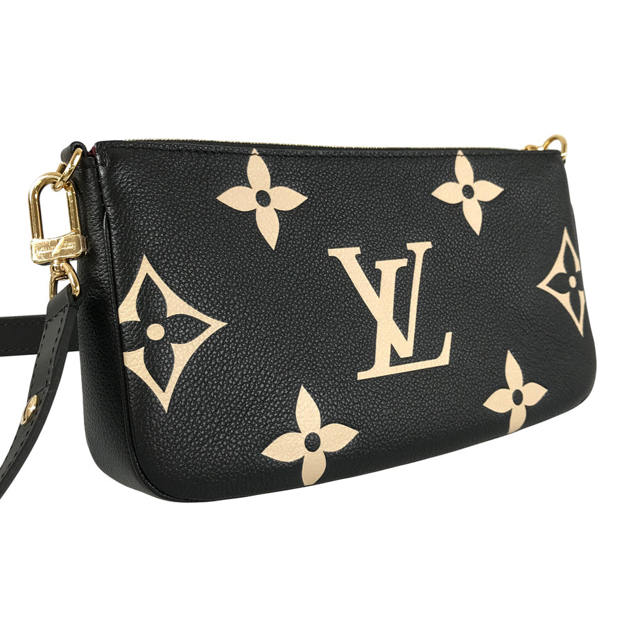 LOUIS VUITTON Monogram Empreinte Bicolor Multi Pochette Accessoires M45777 Shoulder bag