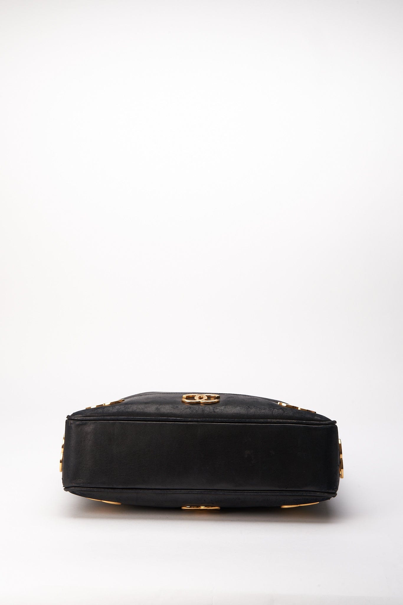 Chanel Black Leather Tote Bag