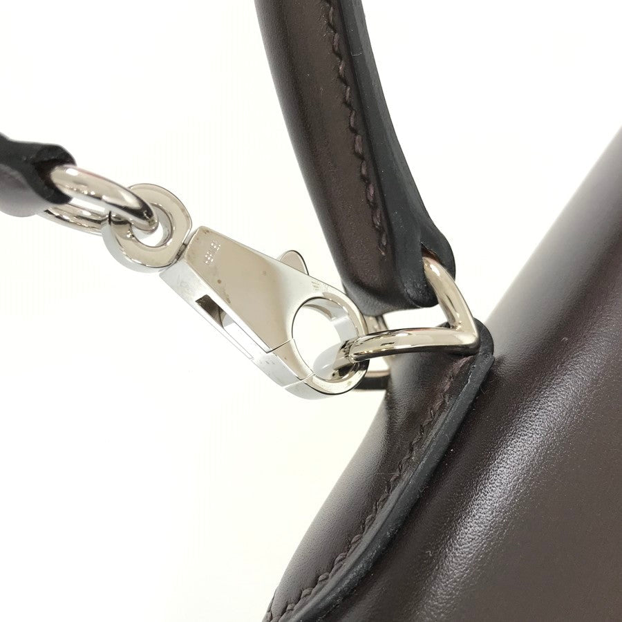 HERMES ?I carved seal 2005 Shoulder 2WAY SilverHardware Handbag