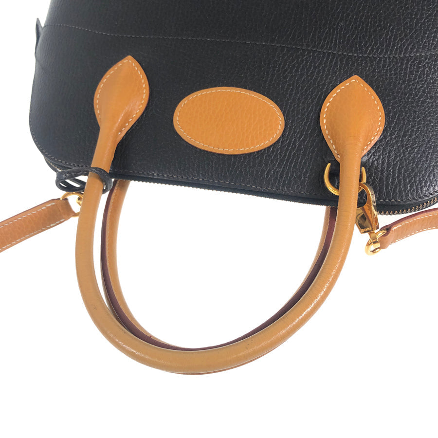 HERMES Bi-color ?A stamp Made in 1997 Gold Hardware Handbag