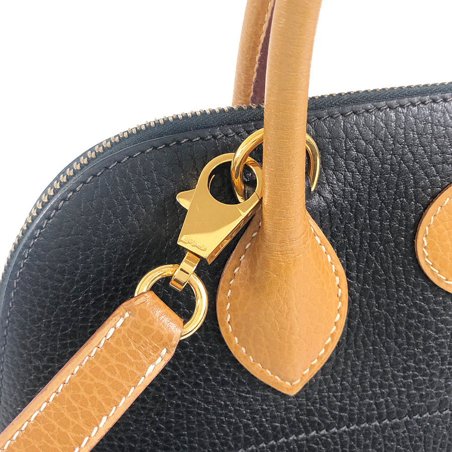 HERMES Bi-color ?A stamp Made in 1997 Gold Hardware Handbag