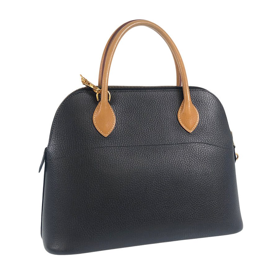 HERMES Bi-color ?A stamp Made in 1997 Gold Hardware Handbag