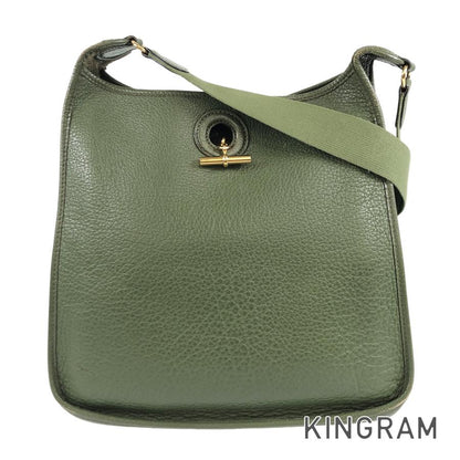 HERMES ?D Gold Hardware Shoulder Bag
