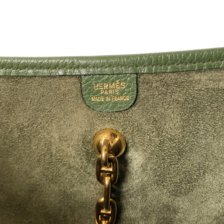 HERMES ?D Gold Hardware Shoulder Bag