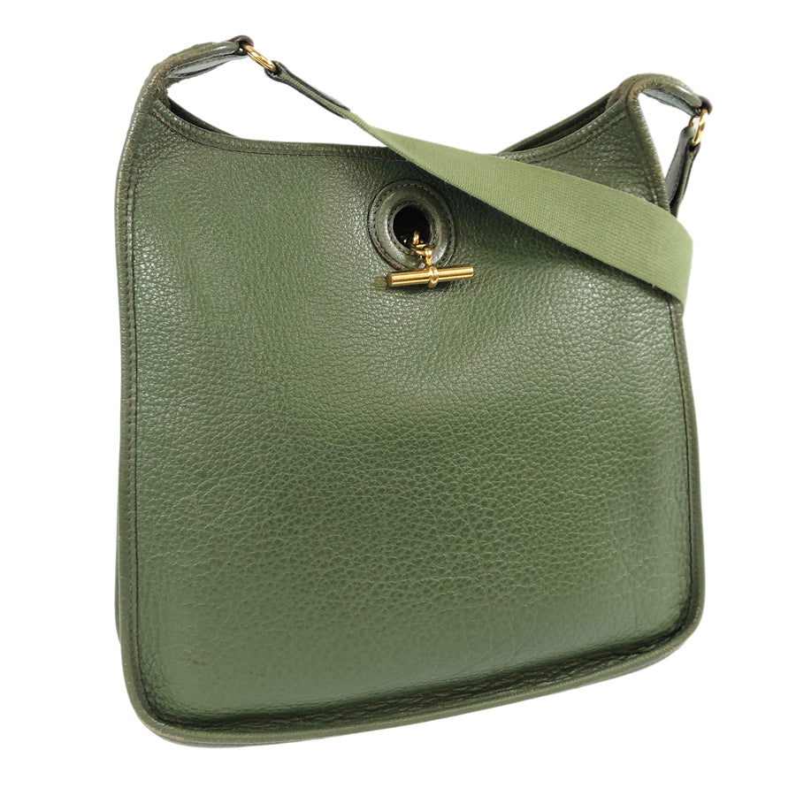 HERMES ?D Gold Hardware Shoulder Bag