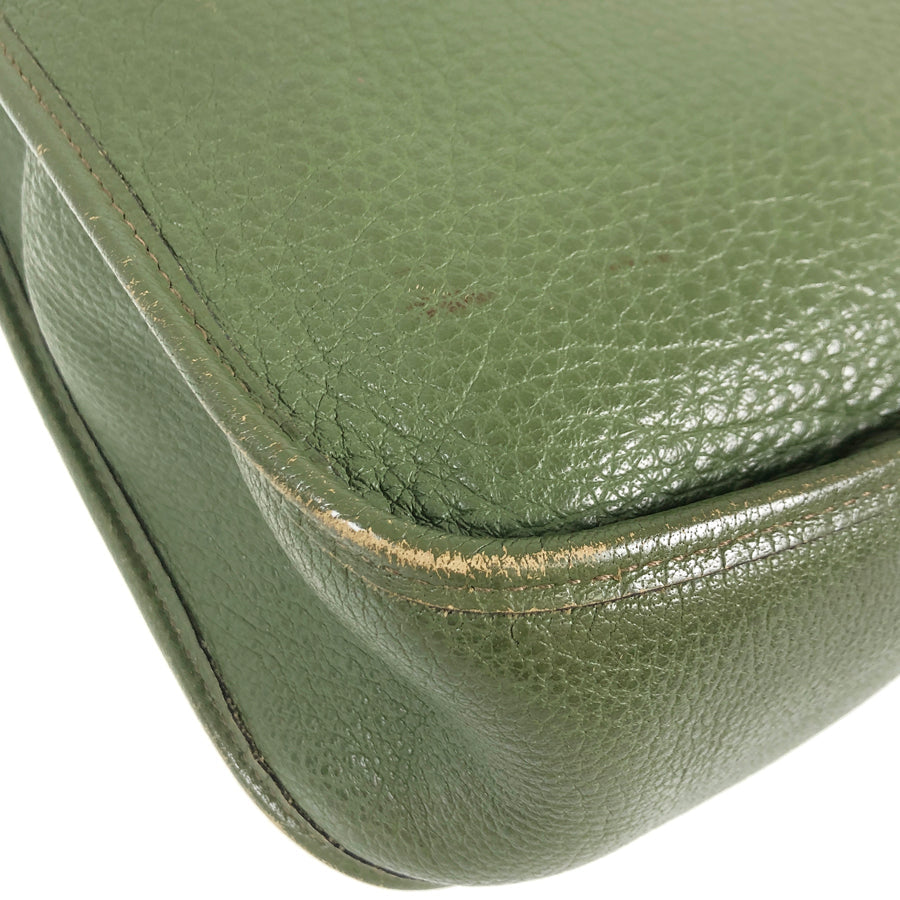 HERMES ?D Gold Hardware Shoulder Bag