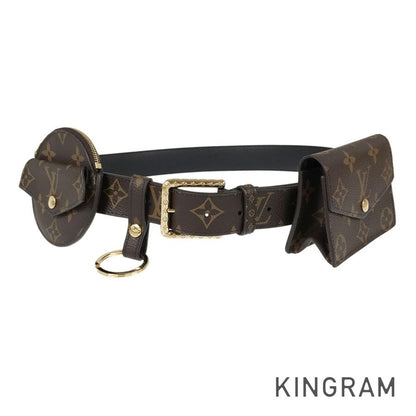 LOUIS VUITTON Monogram Santur Daily M0236U Waist pouch