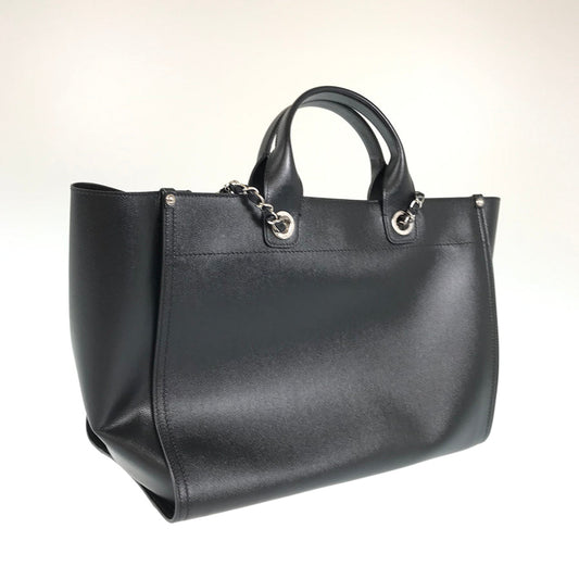 CHANEL Studs 2WAY Chain Shoulder Tote Bag