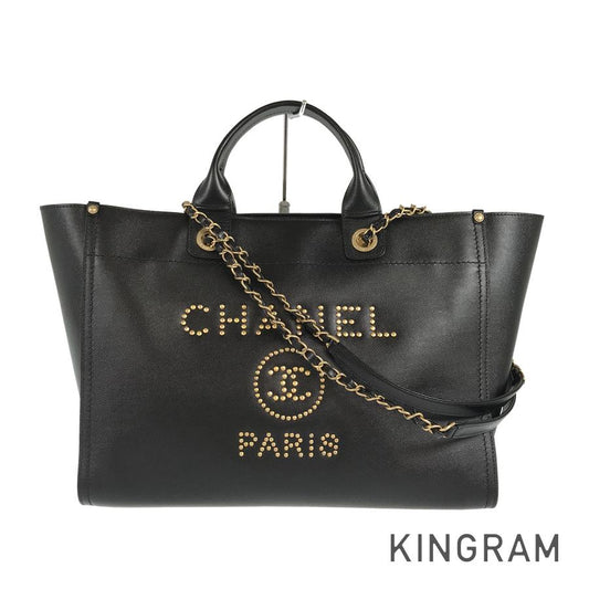 CHANEL Studs 2WAY Tote Bag