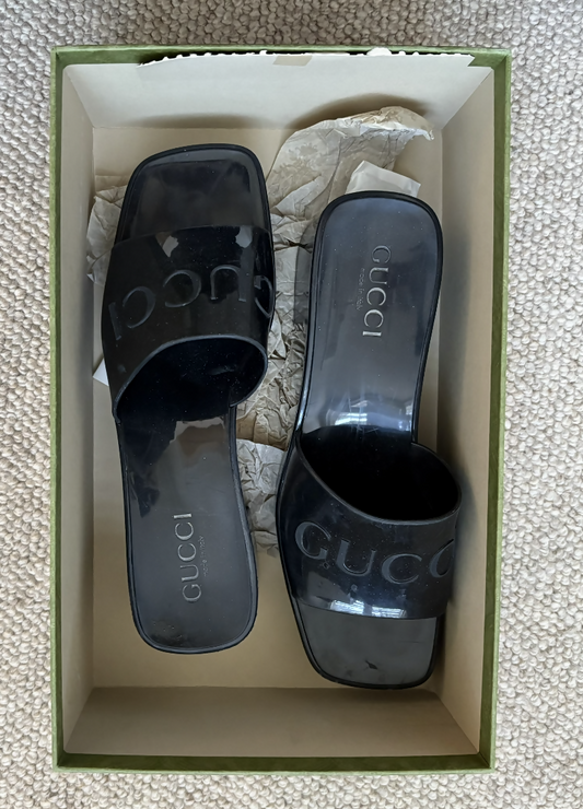 Gucci Rubber platform sandal