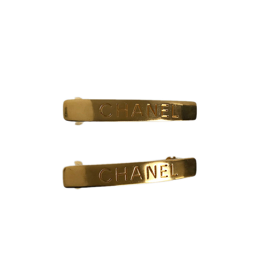 CHANEL   logo hair clip Valletta