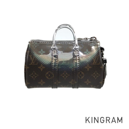 LOUIS VUITTON key ring mini keepall metallic mirror key ring