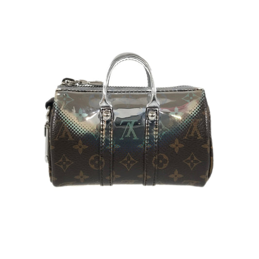 LOUIS VUITTON key ring mini keepall metallic mirror key ring