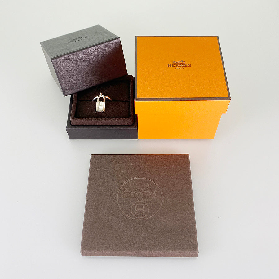 HERMES Amulettes Cadena Ring