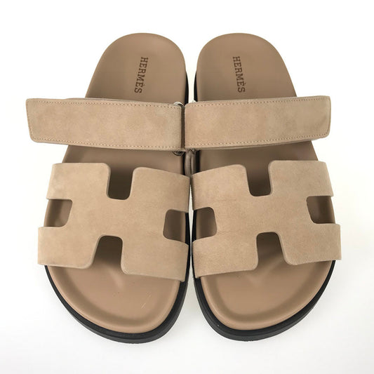 HERMES Chypre 36.5 Unisex Sandals