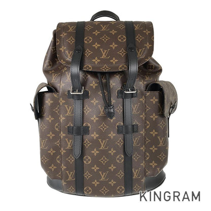 LOUIS VUITTON Monogram Macassar Christopher MM M43735 Backpack