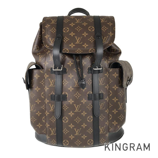LOUIS VUITTON Monogram Macassar Christopher MM M43735 Backpack
