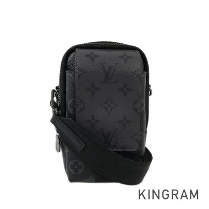 LOUIS VUITTON Monogram Eclipse Reverse Double Phone Pouch M81321 Shoulder bag