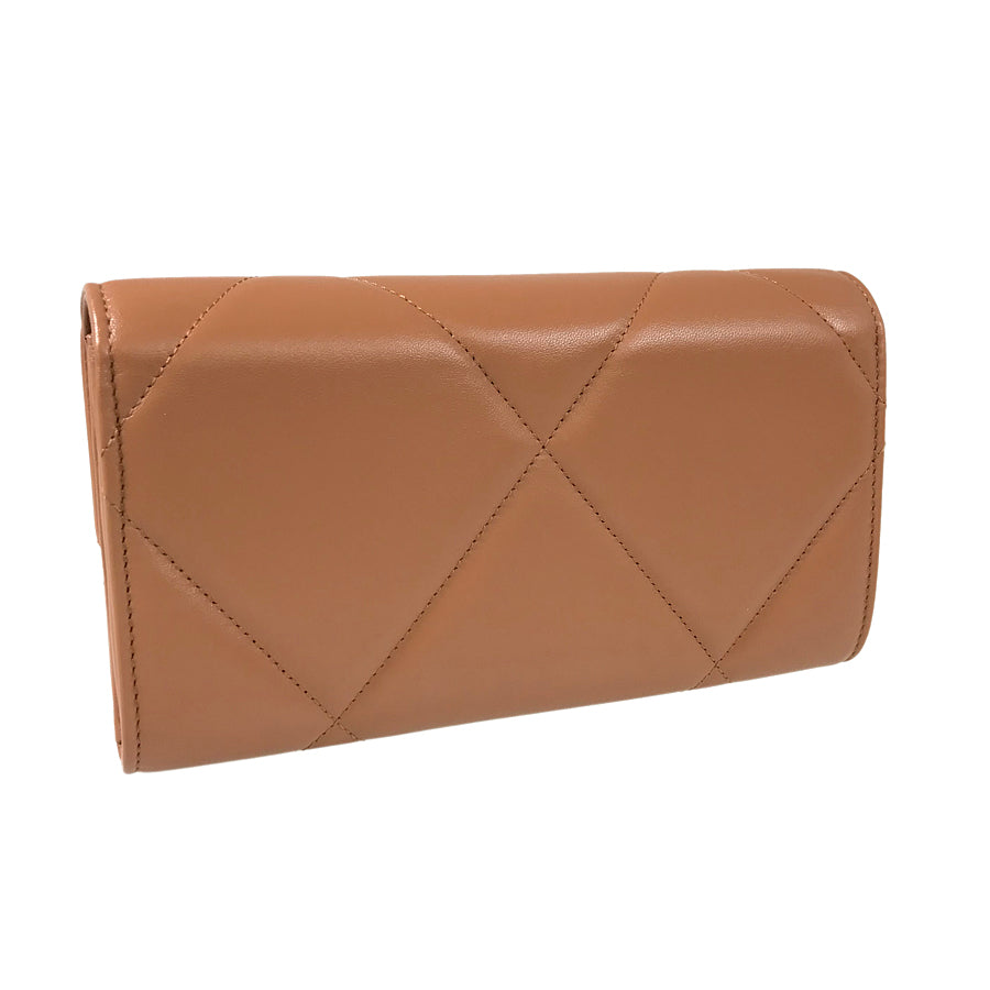 CHANEL Matelasse Long wallet Folding cover lid
