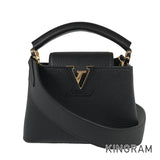 LOUIS VUITTON Taurillon Leather Capucines MINI M56071 Hand bag