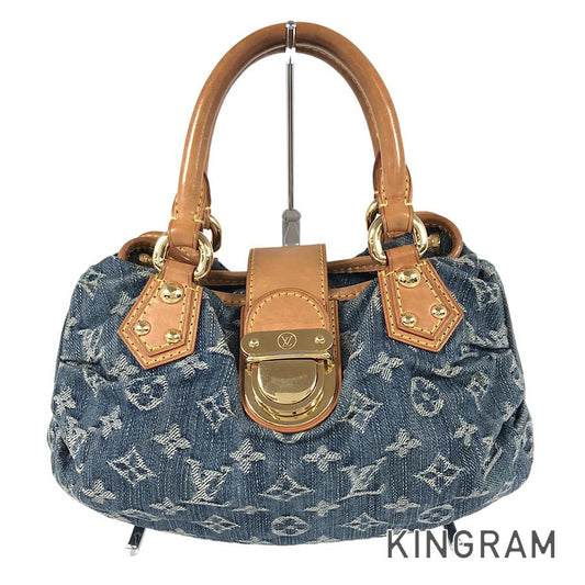 LOUIS VUITTON Monogram Denim Pleaty M95020 Hand bag