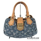 LOUIS VUITTON Monogram Denim Pleaty M95020 Hand bag