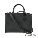 LOUIS VUITTON Monogram Empreinte On The Go PM M45653 Hand bag