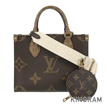 LOUIS VUITTON Monogram Giant Monogram reverse On The Go PM M46373 Hand bag