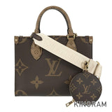 LOUIS VUITTON Monogram Giant Monogram reverse On The Go PM M46373 Hand bag