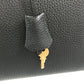 HERMES ?D engraved 2000 production Gold Hardware Handbag