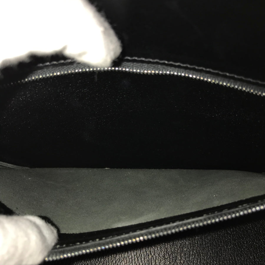 HERMES Kelly 32 ?C engraved 1999 production SilverHardware Handbag