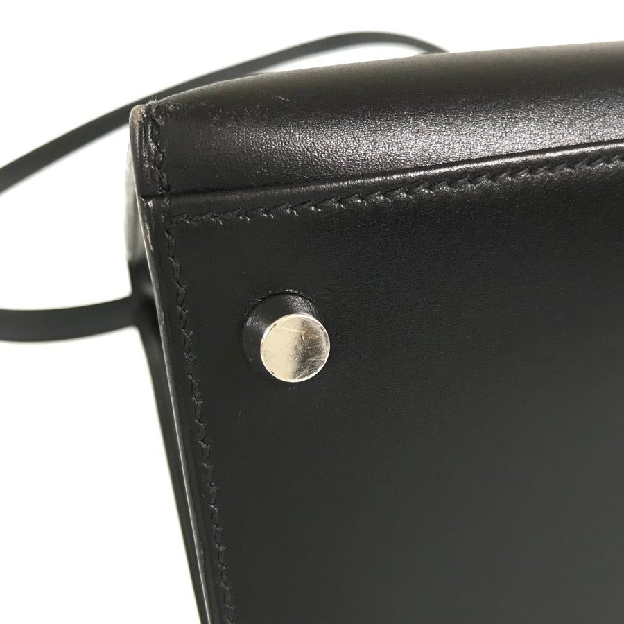 HERMES Kelly 32 ?C engraved 1999 production SilverHardware Handbag