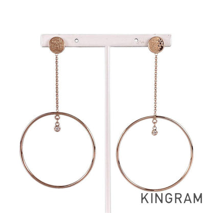 HERMES Bookplate Earring