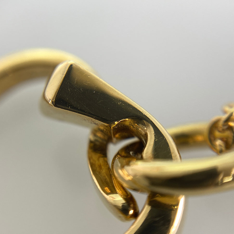 HERMES Chaine d'Ancre amulet heart Necklace