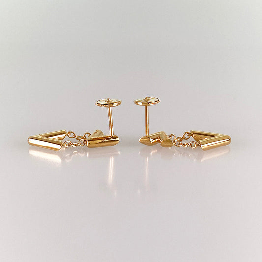 LOUIS VUITTON LV Vault Upside Down Earring