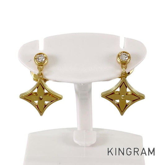 LOUIS VUITTON Monogram Idyll Q96168 Earring