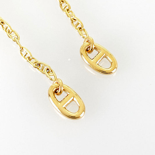 HERMES Chaine d'Ancre Farandole Earring