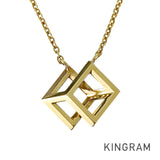 Dior Square Cube Necklace