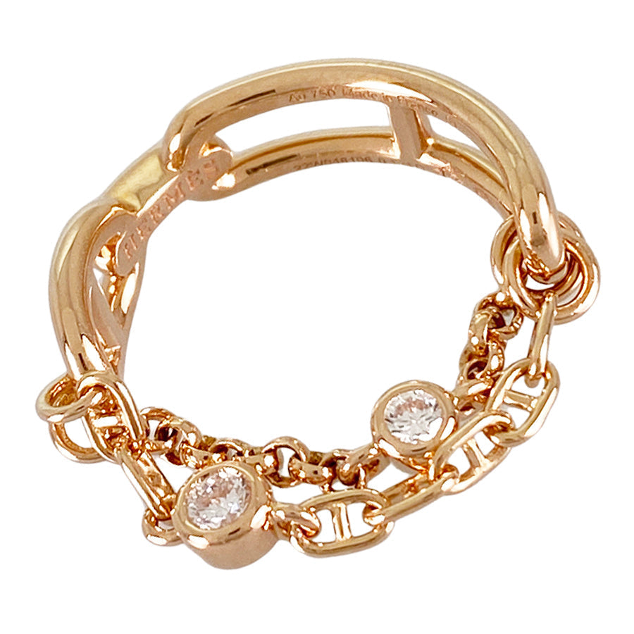 HERMES Chaine d'Ancre chaos Ring