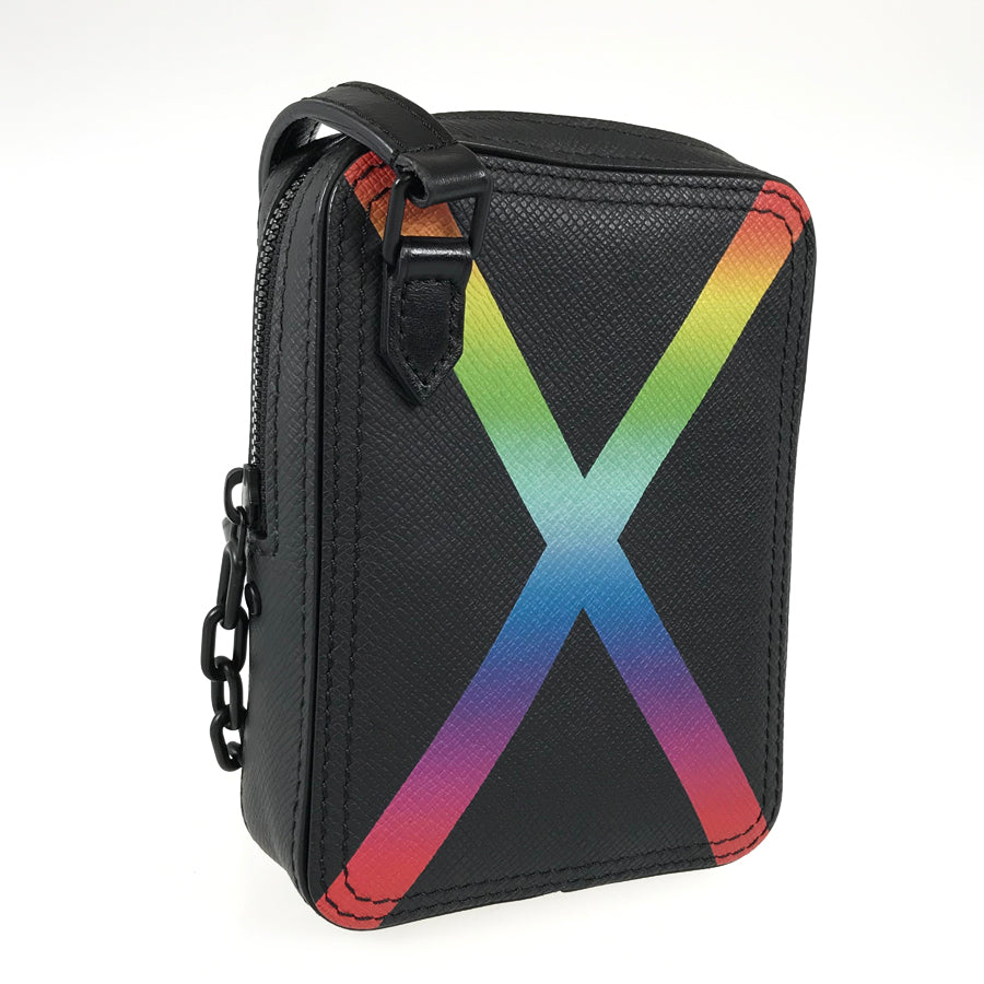 LOUIS VUITTON Taiga Rainbow Danube Messenger M30332 Shoulder bag