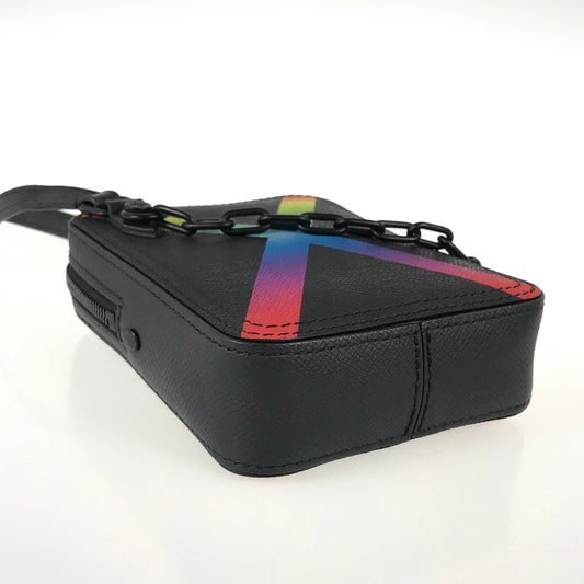 LOUIS VUITTON Taiga Rainbow Danube Messenger M30332 Shoulder bag