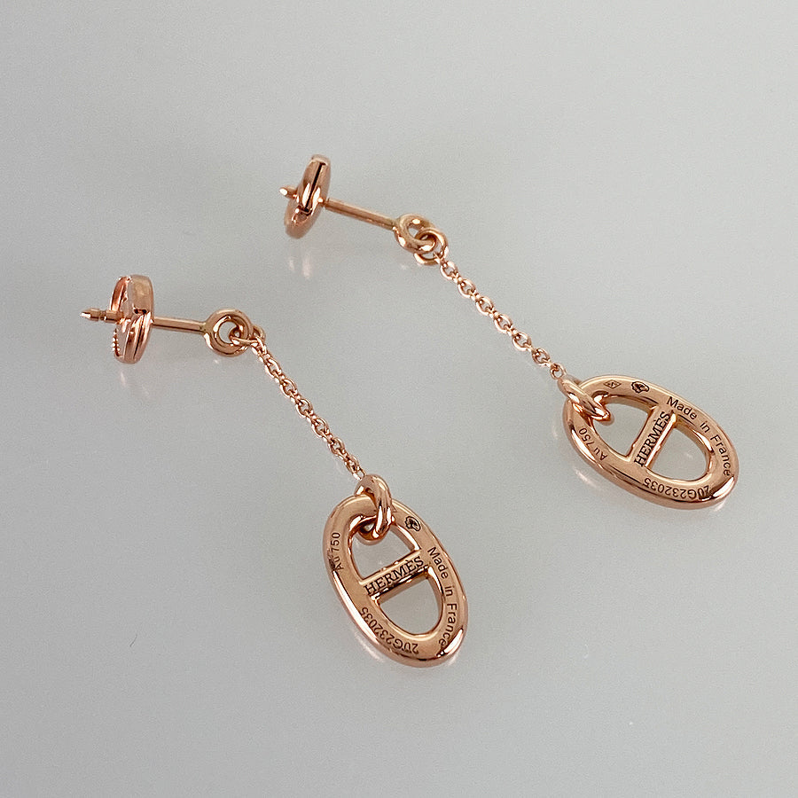 HERMES Chaine d'Ancre Farandole Earring