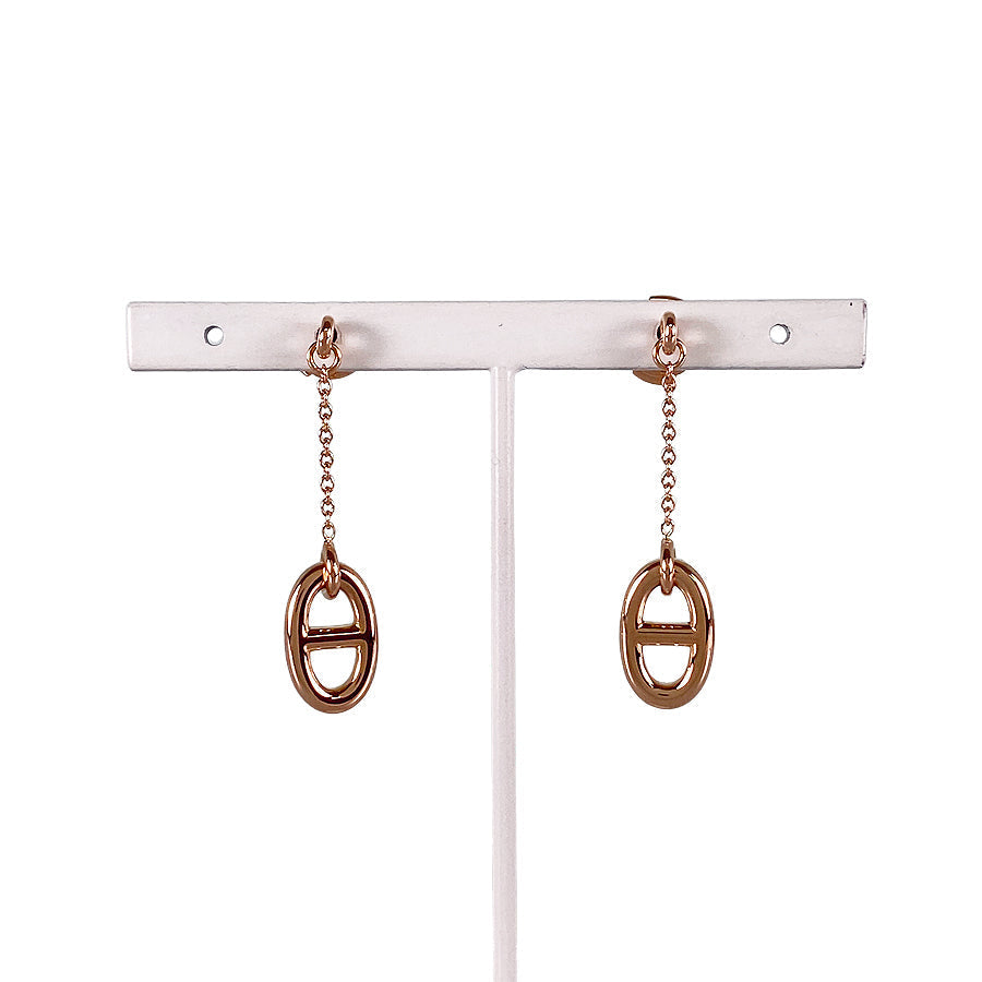 HERMES Chaine d'Ancre Farandole Earring