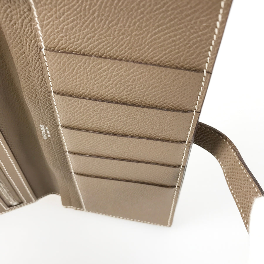 HERMES Bearn Souffle Long wallet bifold