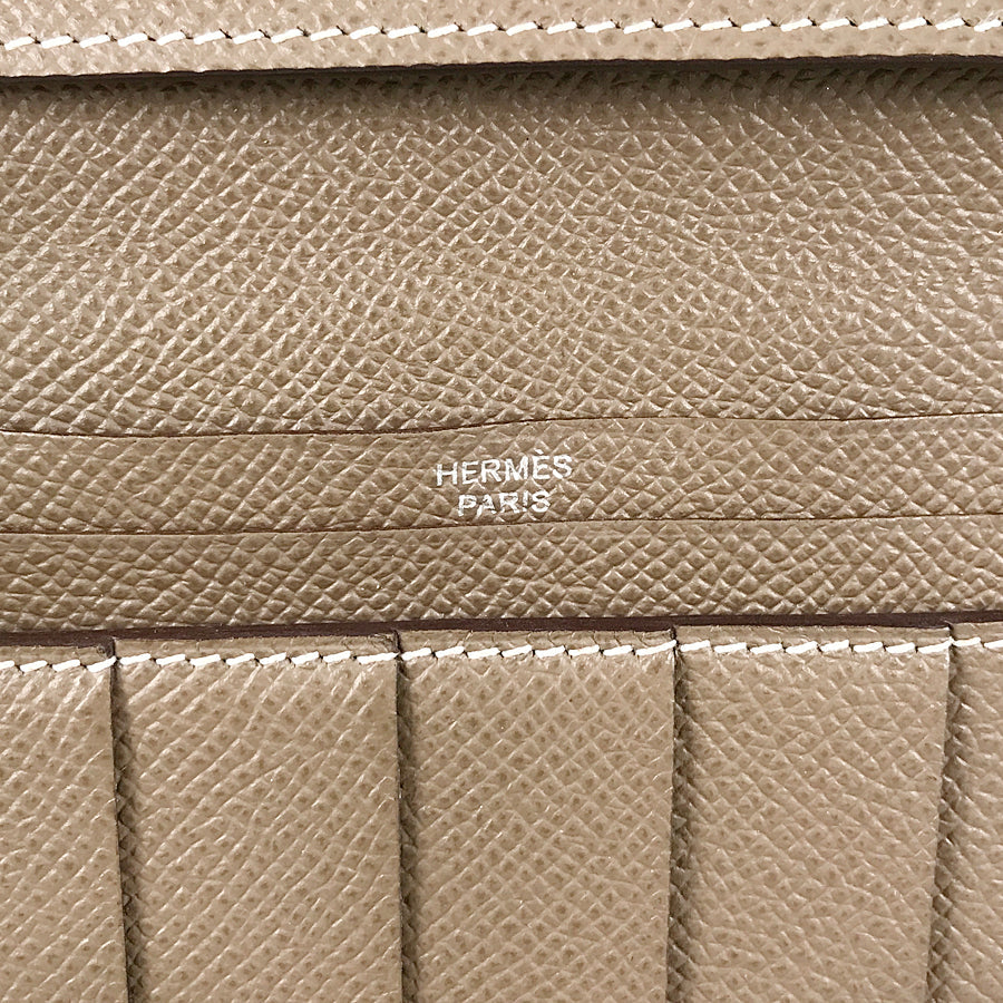 HERMES Bearn Souffle Long wallet bifold