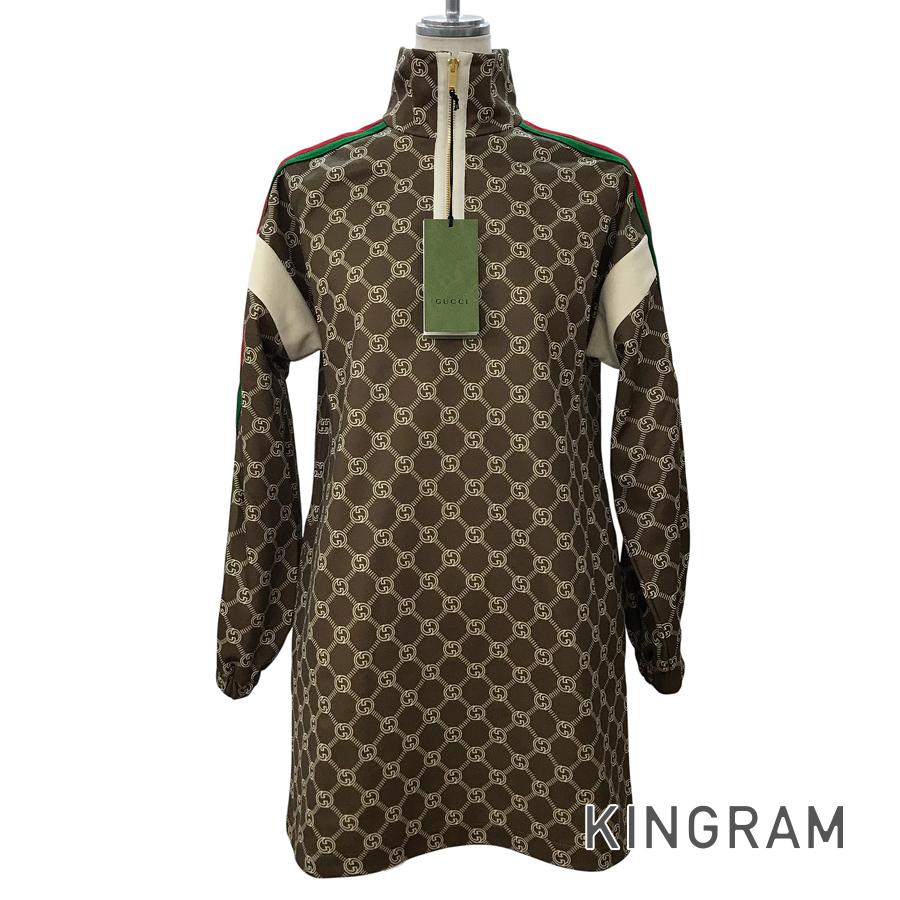 GUCCI Interlocking Technical Dress 678689 Women's Dresses
