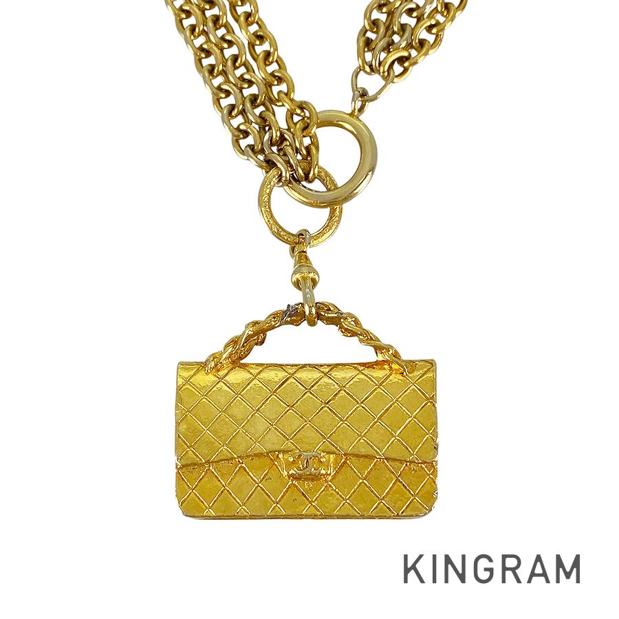 CHANEL Matelasse Long necklace