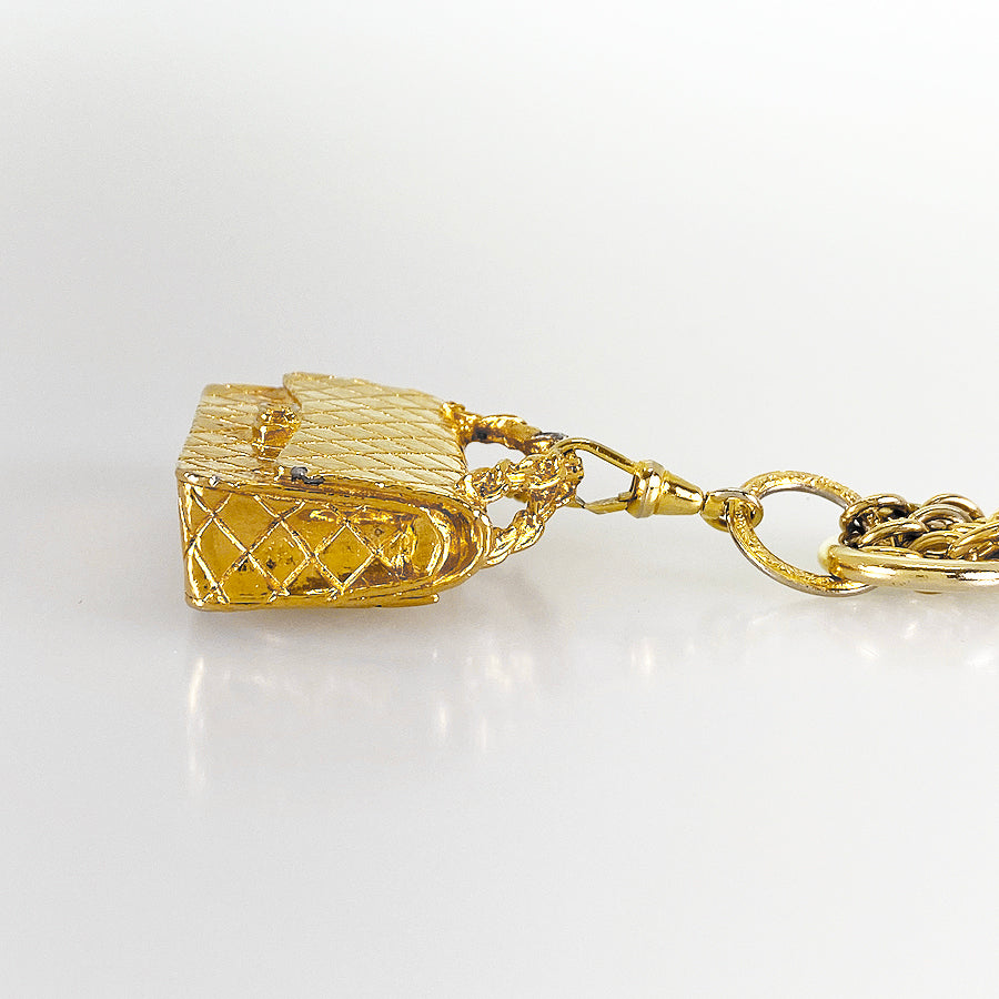 CHANEL Matelasse Long necklace