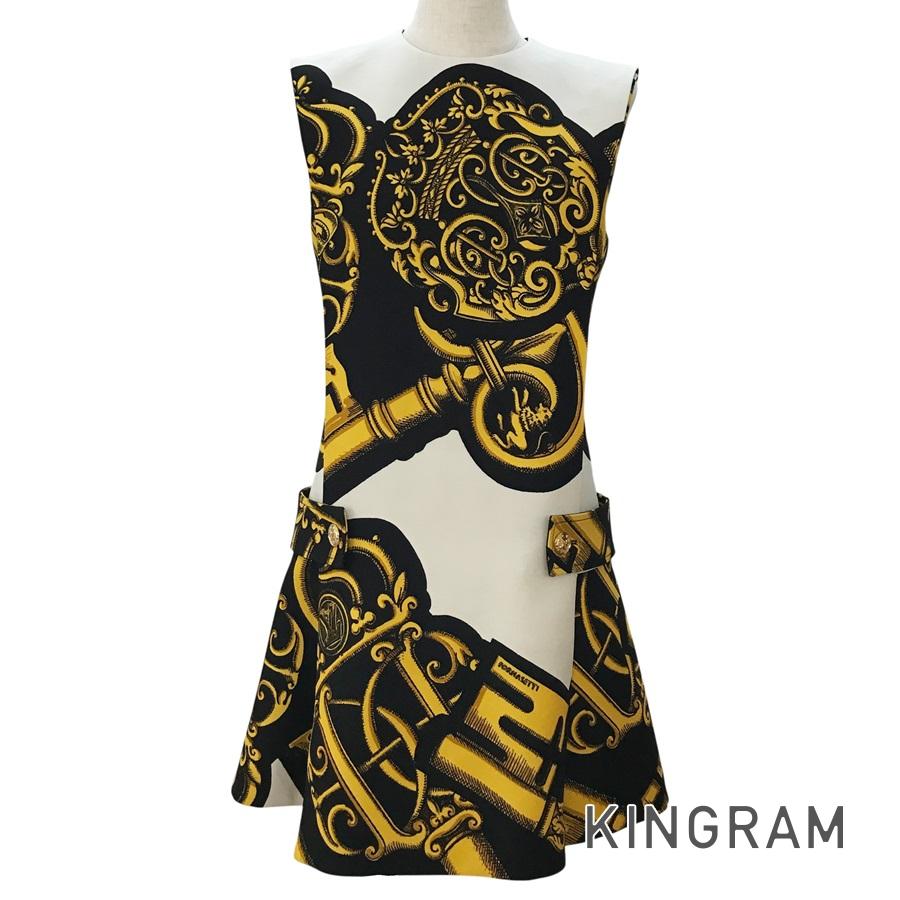 LOUIS VUITTON Fornasetti RW212B HV3 FLRO61 Women's Dresses